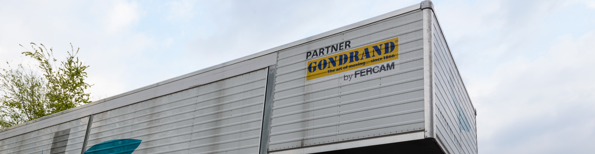 Logo von Partner Gondrand auf Facchini Verdi Trucks